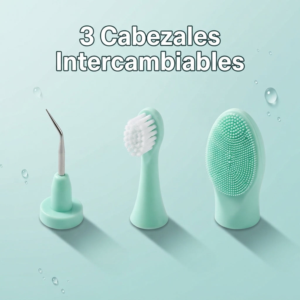 Cepillo Dental Quita Sarro 3 en 1 Portátil